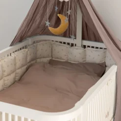 Klassisk sengetøj, baby, jetty beige