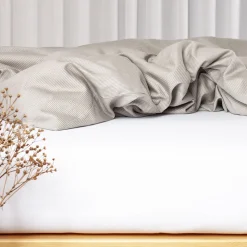 Økologisk boxlagen, jersey - GOTS, hvid