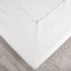 Økologisk kuvertlagen, percale - GOTS, hvid