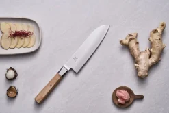 Koya Santokukniv 18 cm, Beige, Glatslebet