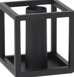 Kubus 1, Candle Holder, Black