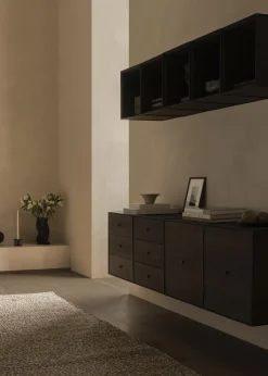 Kubus 1, Candle Holder, Black