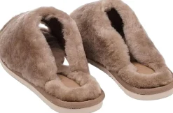 KVINA - OPEN SHEARLING SLIPPER