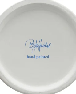 Lady with hat Vase H20. 5 cm blå