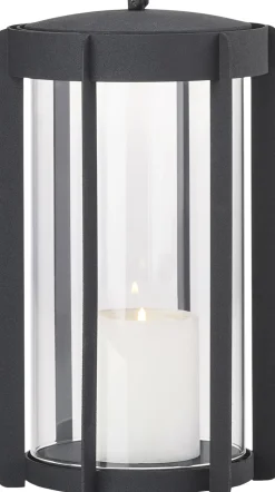 Lanterne Firefly 25 cm Black Lakeret stål