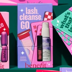 Lash, Cleanse, GO - Gavesæt med mini mascara og Cleansing Oil