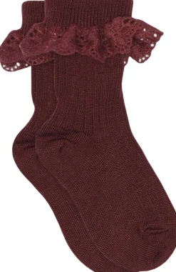 Lea socks with lace