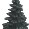 LED candle christmas tree, Pine green, Smooth, 10x15 cm 2/12