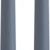 LED taper candle, Hazy blue, Smooth, 2,3x32 cm / 2-pack