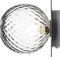 Liila 1 Medium IP44, light silver / optic clear