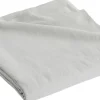 Linen Bedspread-240 x 260-Sky grey
