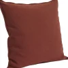 Linen Cushion-50 x 50-Iron red