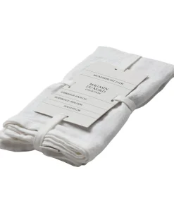 Linen, mundserviet, sæt af 2 styk