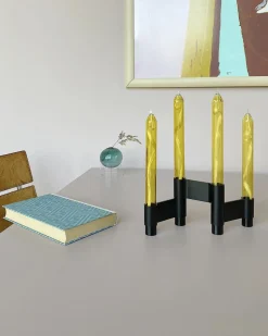 LINK, CANDLE HOLDER, BLACK ANODIZED, 11060B