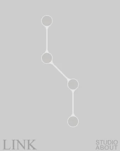 LINK, CANDLE HOLDER, POLISHED ALUMINIUM, 11060P