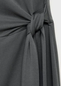 Long jumpsuit with knot