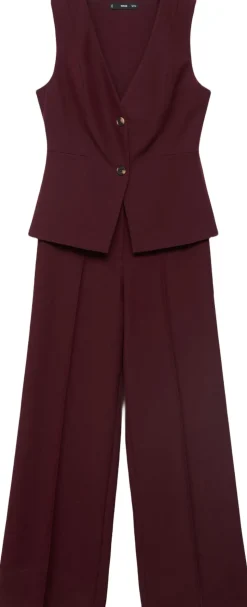 Long suit-style jumpsuit