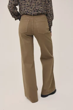 Lova M127 Højtaljet jeans med brede ben - Økologisk bomuld GOTS