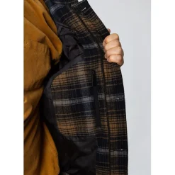 Luke check wool jacket