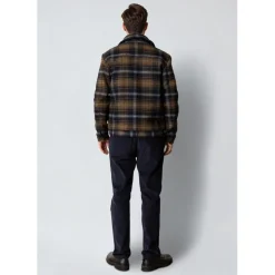 Luke check wool jacket