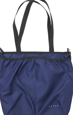 LUNA nylon bag with pockets, Blue