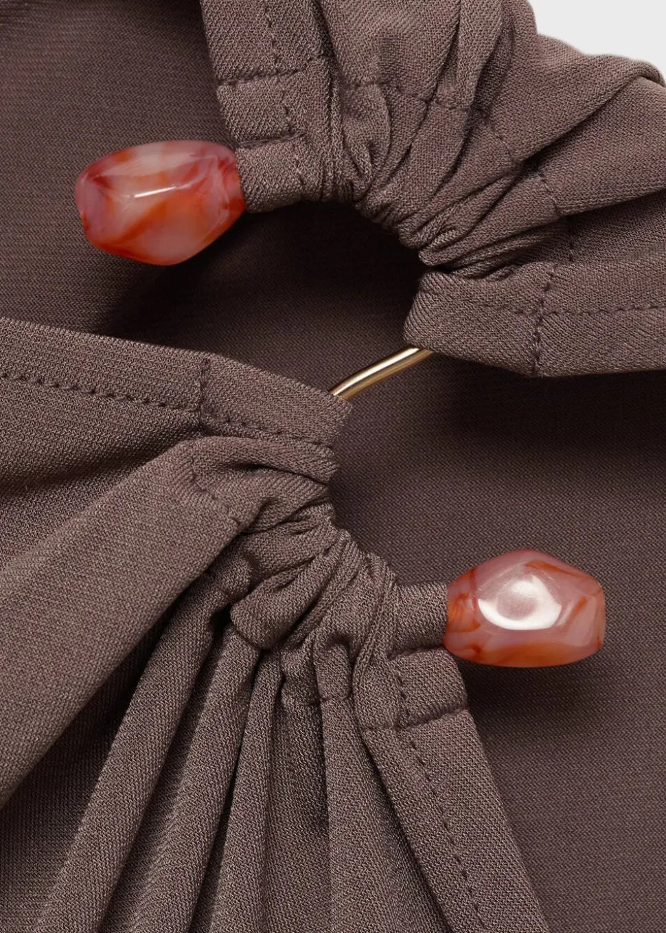 Lurex knitted top with crossed back