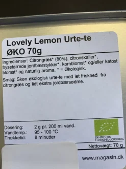 Magasin Lovely Lemon Urte-te ØKO 70g