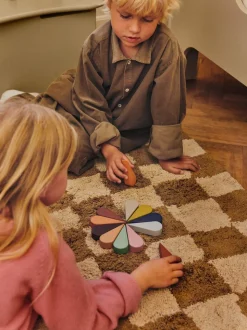 Mara Washable Rug - Tan/Warm Sand