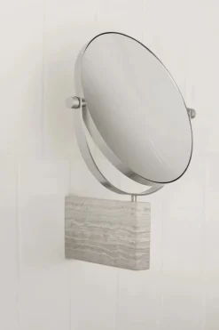 Marble Vanity Mirror, wall mounted -LAMURA- Mourning Dove