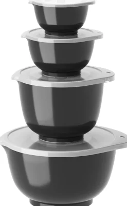Margrethe-sæt 8 dele 0,25 + 0,5 + 1,5 + 3 L Sort