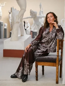 Massima Paisley Border Blouse