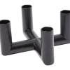 MATRIX Candle Holder - 4'arm Mini Taper - Matte Black - 7,5