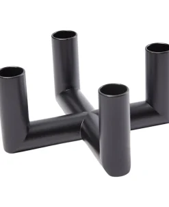 MATRIX Candle Holder - 4'arm Mini Taper - Matte Black - 7,5