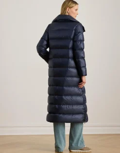 Metallic Funnelneck Down Maxicoat