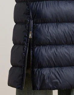 Metallic Funnelneck Down Maxicoat