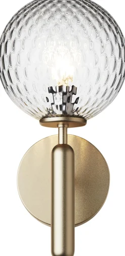 Miira Wall, brass / optic clear