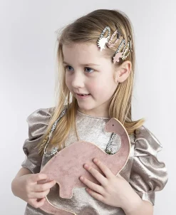 Mimi & Lula - Skuldertaske - Diplodocus - Pink