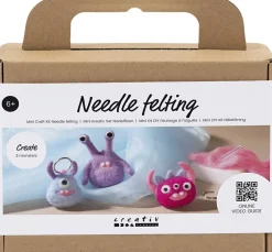 Mini DIY Kit Nålefiltning, Monster