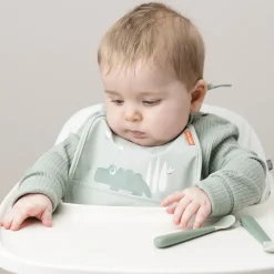 Mini hagesmæk m/lomme 2 stk. Croco Grøn