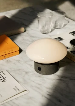 Mist Portable Lamp AP21 Grigio Caldo base