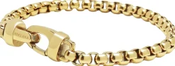 5mm Gold Box Chain Classic Bracelet