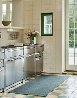 Moiré Runner-L200 x W80-Emerald green