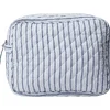 Moira 2 Make up bag Blue Stripe big