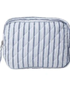 Moira 3 Make up bag Blue Stripe mini