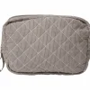Moira 3 makeup bag Fossil Stripe XS