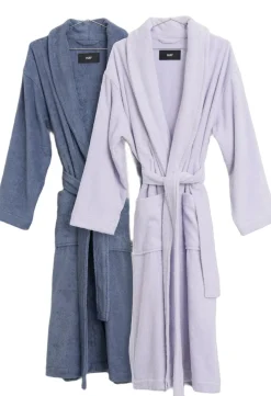 Mono Bathrobe-M/L-Steel blue