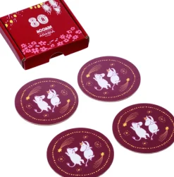 Moomin Arabia bordskånere 4stk Festlige Øjeblikke