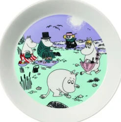 Moomin Arabia 19cm tallerken stranddag