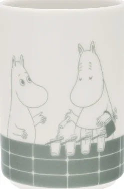 Moomin Arabia tandbørsteholder, badetid