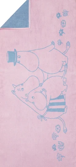 Moomin Arabia 70x140cm badehåndklæde Familietid GOTS